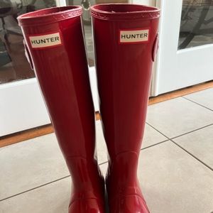 Hunter Original Tall Rain boot *RED*